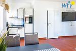 Küche / Küchenzeile - Ferienwohnung Strandroggen - Top-Hundeurlaub