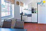 Küche / Küchenzeile - Ferienwohnung Strandroggen - Top-Hundeurlaub