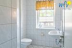 Badezimmer - Ferienwohnung Strandroggen - Top-Hundeurlaub