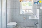 Badezimmer - Ferienwohnung Strandroggen - Top-Hundeurlaub