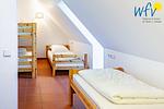 Schlafzimmer - Ferienwohnung Seegras - Top-Hundeurlaub