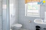 Badezimmer - Ferienwohnung Strandkamille - Top-Hundeurlaub