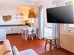 Küche / Küchenzeile - Ferienwohnung Sonnengarten - Top-Hundeurlaub