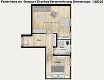 Grundriss - Ferienwohnung Sonnenrose - Top-Hundeurlaub