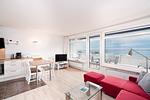 Wohnzimmer - Strandglück mit Meerblick - Top-Hundeurlaub