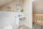 Badezimmer - Ferienhaus Wellenreiter Olpenitz - Top-Hundeurlaub