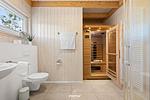Badezimmer - Ferienhaus Wellenreiter Olpenitz - Top-Hundeurlaub