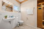 Badezimmer - Ferienhaus Wellenreiter Olpenitz - Top-Hundeurlaub