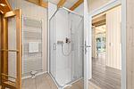 Badezimmer - Ferienhaus Wellenreiter Olpenitz - Top-Hundeurlaub