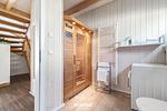 Sauna - Ferienhaus Möwenkoje Olpenitz - Top-Hundeurlaub