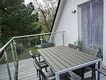 Balkon - Ferienhaus MH4 - "Strandhaus" - Top-Hundeurlaub
