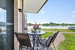 Terrasse - Ferienwohnung Schleiquartier Kappeln - Top-Hundeurlaub