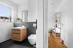 Badezimmer - Ferienwohnung Schleiquartier Kappeln - Top-Hundeurlaub