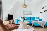 Wohnzimmer - Ferienwohnung Seeräuber Büsum - Top-Hundeurlaub