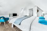 Schlafzimmer - Ferienwohnung Seeräuber Büsum - Top-Hundeurlaub