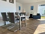 Wohnzimmer - Ferienwohnung Schlei & Meer Olpenitz - Top-Hundeurlaub