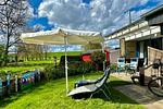 Terrasse - Ferienhaus DEICHBLICK - Top-Hundeurlaub