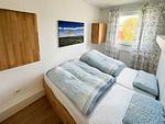 Schlafzimmer - Ferienhaus DEICHBLICK - Top-Hundeurlaub