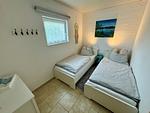 Schlafzimmer - Ferienhaus DEICHLÄUFER - Top-Hundeurlaub