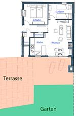 Grundriss - Ferienhaus DEICHLÄUFER - Top-Hundeurlaub