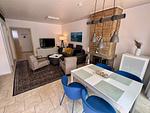 Wohnzimmer - Ferienhaus DEICHLÄUFER - Top-Hundeurlaub