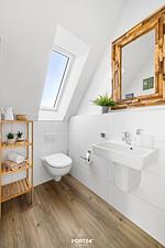 Gäste-WC - Ferienwohnung Westwind Büsum - Top-Hundeurlaub