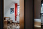 Schlafzimmer mit zwei Einzelbetten - Am Deich Haus 26 - Top-Hundeurlaub