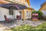 Terrasse - Ferienwohnung Inselzauber nur 250 m zum Strand mit Terrasse und Kamin - Top-Hundeurlaub