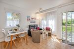 Wohnzimmer - Ferienwohnung Inselzauber nur 250 m zum Strand mit Terrasse und Kamin - Top-Hundeurlaub