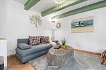 Wohnzimmer - Ferienwohnung Zum Garten Delve - Top-Hundeurlaub