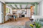 Küche / Küchenzeile - Ferienwohnung Zum Garten Delve - Top-Hundeurlaub
