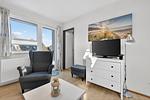 Wohnzimmer - Ferienwohnung Kleine Auszeit Nr. 4 - Top-Hundeurlaub