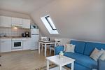 Wohnzimmer - Ferienwohnung Kleine Auszeit Nr. 4 - Top-Hundeurlaub