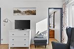 Wohnzimmer - Ferienwohnung Kleine Auszeit Nr. 3 - Top-Hundeurlaub