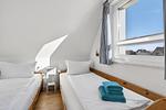 Schlafzimmer - Ferienwohnung Kleine Auszeit Nr. 3 - Top-Hundeurlaub