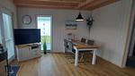 Wohnzimmer - Ferienhaus Ankerplatz Olpenitz - Top-Hundeurlaub