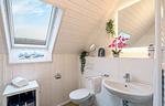 Badezimmer - Ferienhaus Ankerplatz Olpenitz - Top-Hundeurlaub