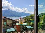 sonniger Balkon mit toller Aussicht - Sunrise Lodge - Top-Hundeurlaub