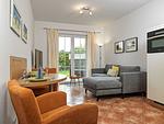 Wohnzimmer - Sandrose - Top-Hundeurlaub