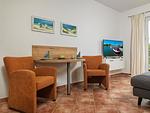 Wohnzimmer - Sandrose - Top-Hundeurlaub