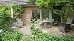 Terrasse - Ferienhaus Katinger Watt - Top-Hundeurlaub
