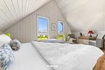 Schlafzimmer - Ferienhaus Kegelrobbe Olpenitz - Top-Hundeurlaub