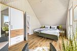 Schlafzimmer - Ferienhaus Kegelrobbe Olpenitz - Top-Hundeurlaub