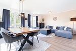 Wohnzimmer - Ferienhaus "Sunseeker House No. 1" - Top-Hundeurlaub