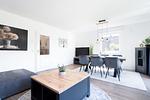 Wohnzimmer - Ferienhaus "Sunseeker House No. 1" - Top-Hundeurlaub