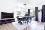 Wohnzimmer - Ferienhaus "Sunseeker House No. 1" - Top-Hundeurlaub