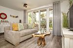 Wohnzimmer - FeWo Lieblingsplatz mit Terrasse - Top-Hundeurlaub