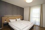 Schlafzimmer - FeWo 01: Terrasse, ruhige Lage - Top-Hundeurlaub