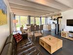 Wohnzimmer - Haus Seeadler 8 W11 mit Sauna und Kamin - Top-Hundeurlaub