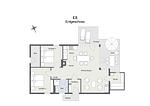 Grundriss - Haus Sperber 4 E8 mit Sauna und Kamin - Top-Hundeurlaub